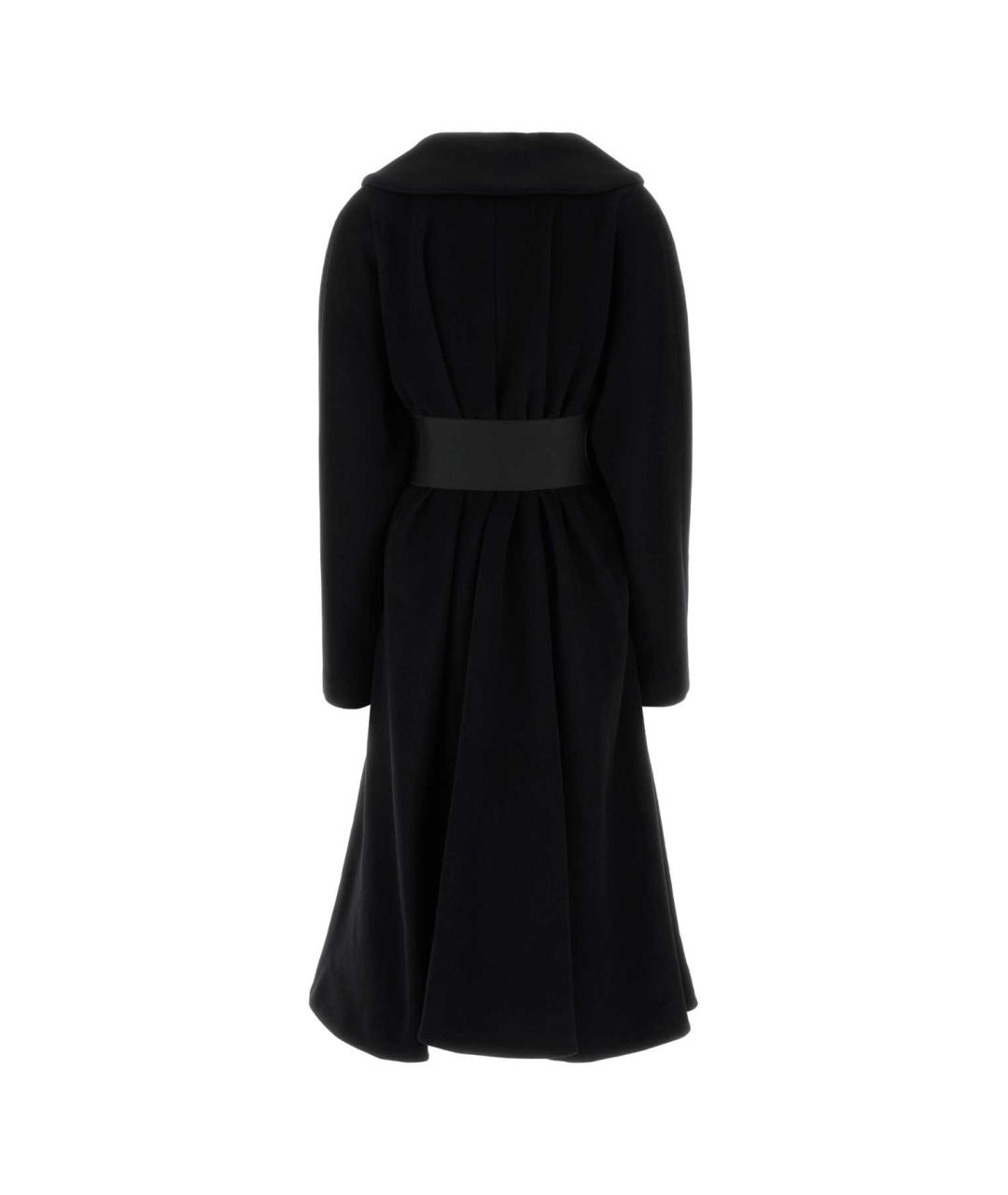 BALENCIAGA Черное шерстяное пальто, фото 2
