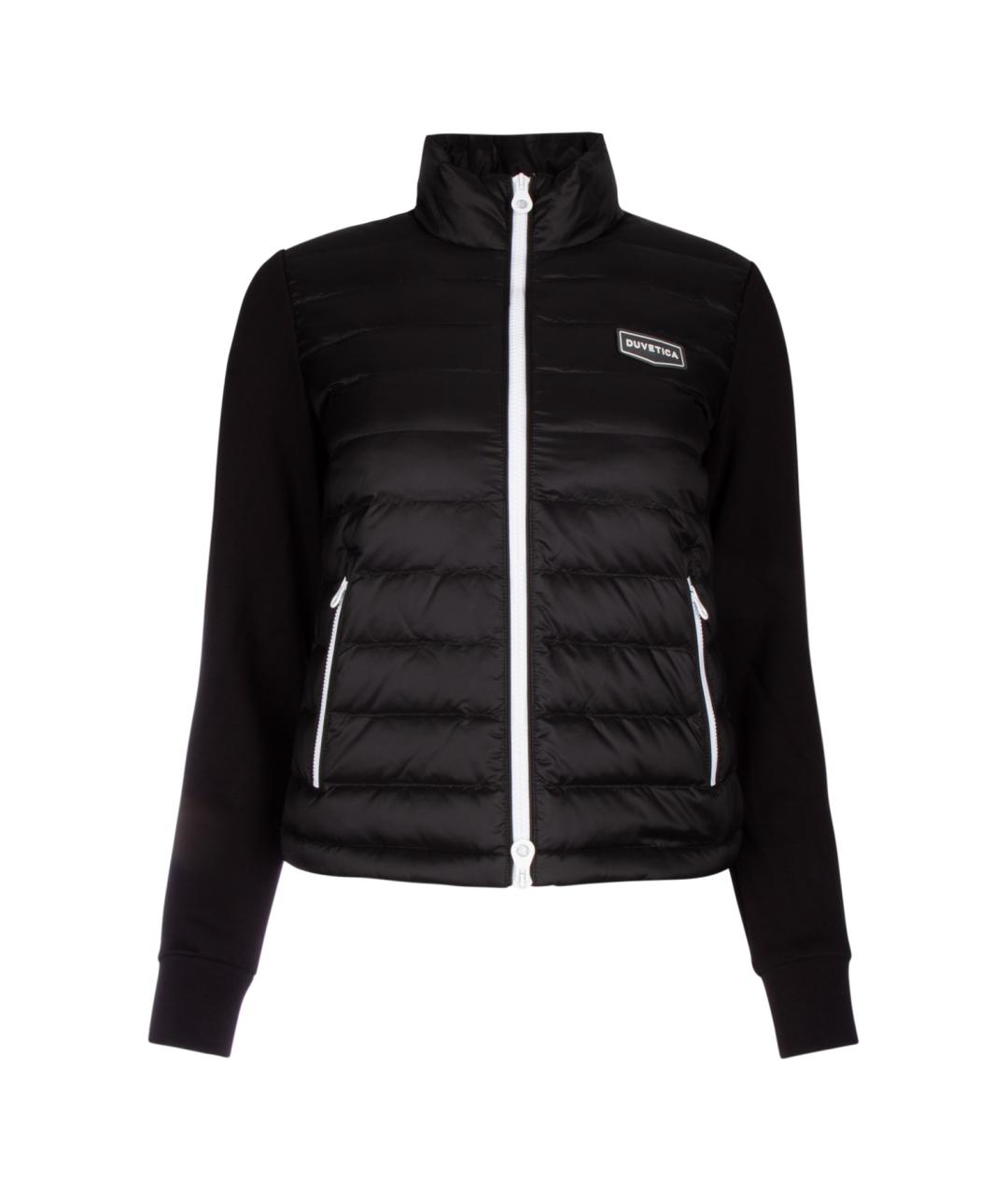 DUVETICA Черная полиамидовая куртка, фото 1