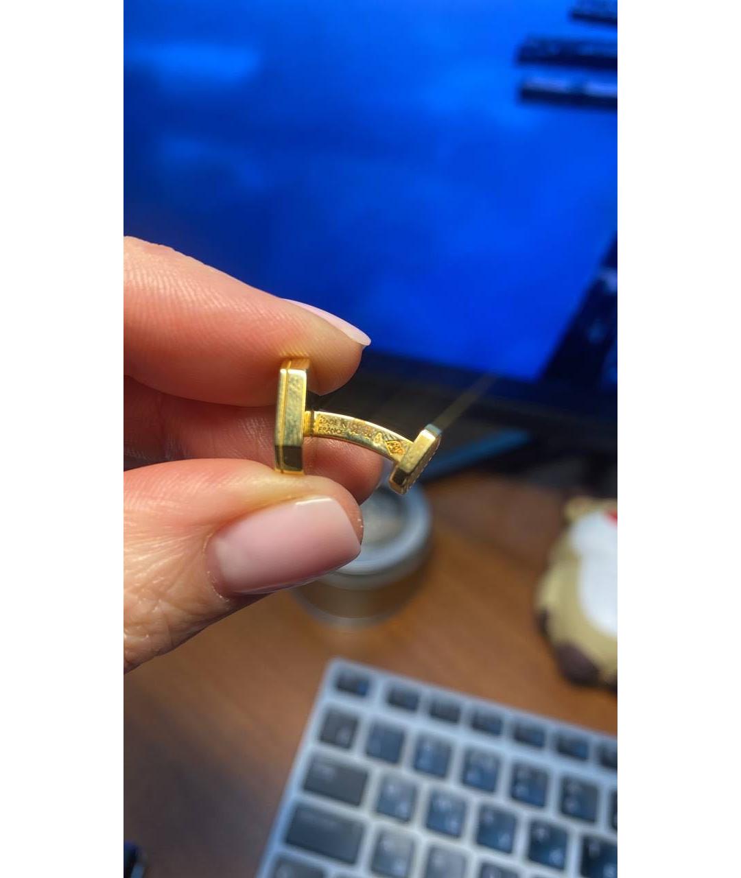 CARTIER Красные запонки из желтого золота, фото 6