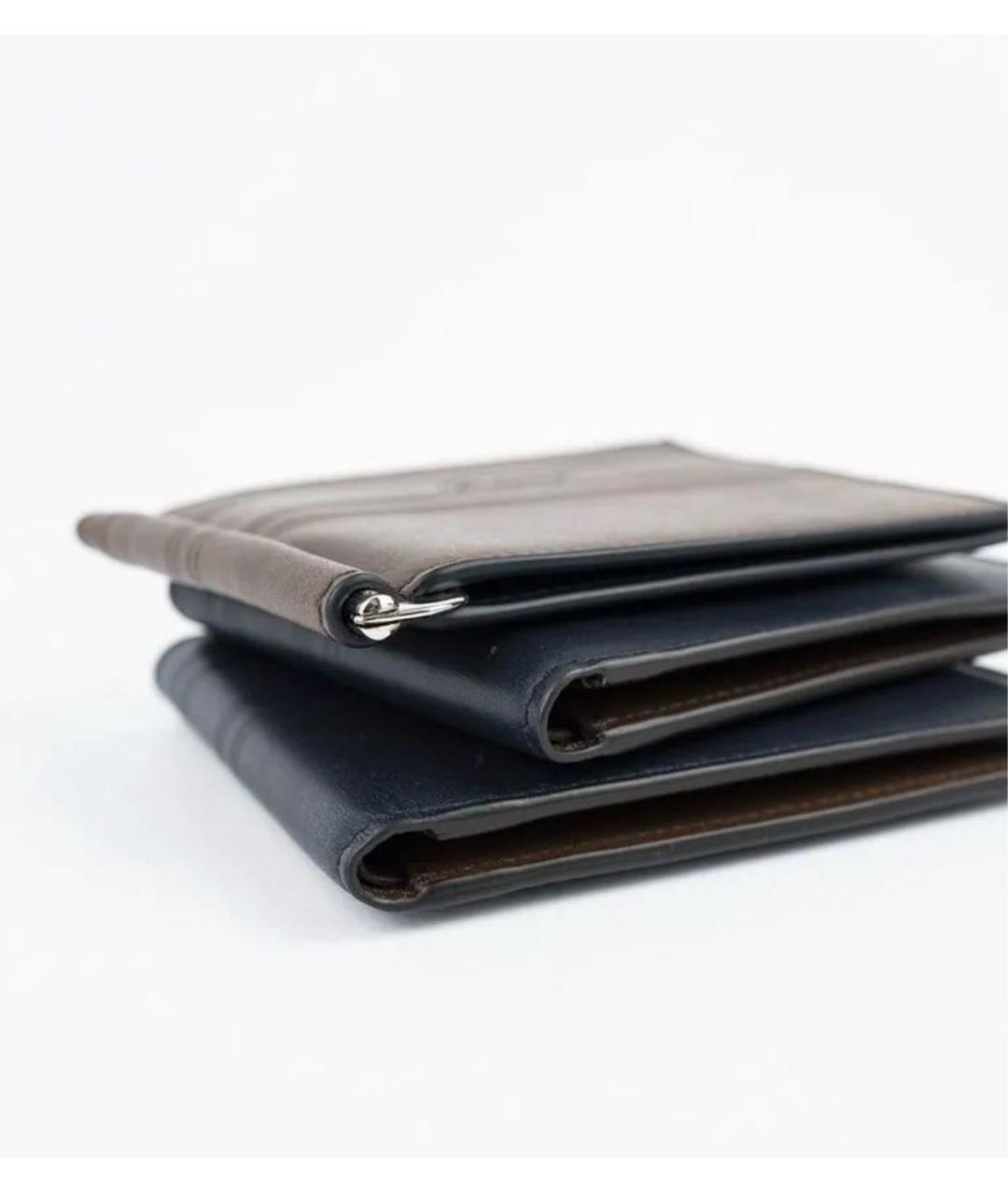 BRIONI Коричневый кожаный кардхолдер, фото 3