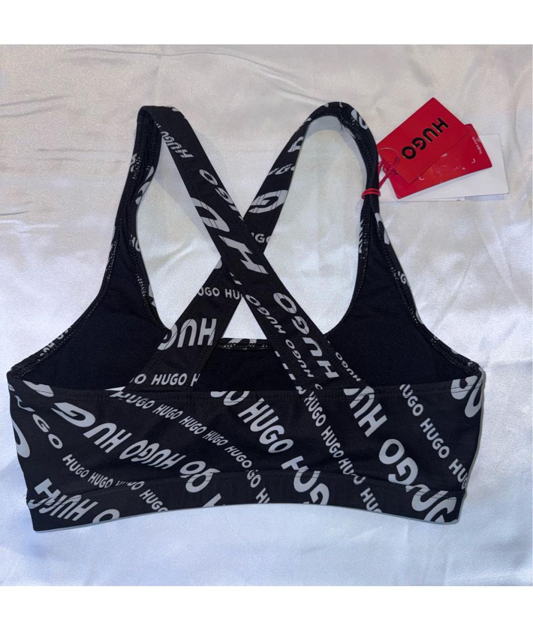 HUGO BOSS Черный полиэстеровый купальник, фото 3