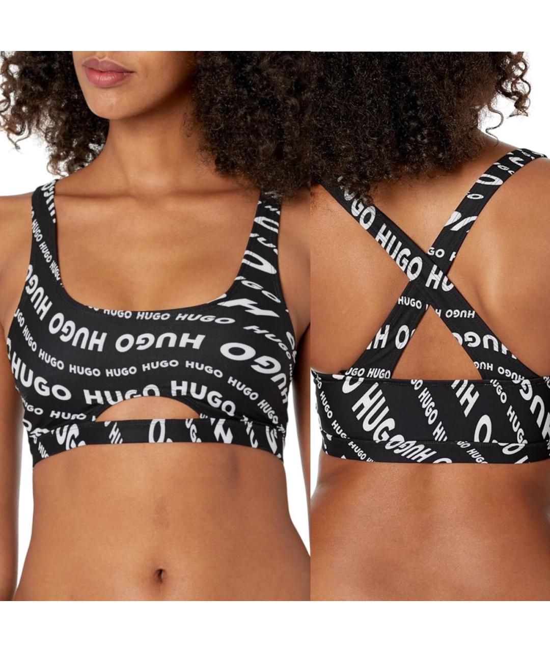 HUGO BOSS Черный полиэстеровый купальник, фото 8