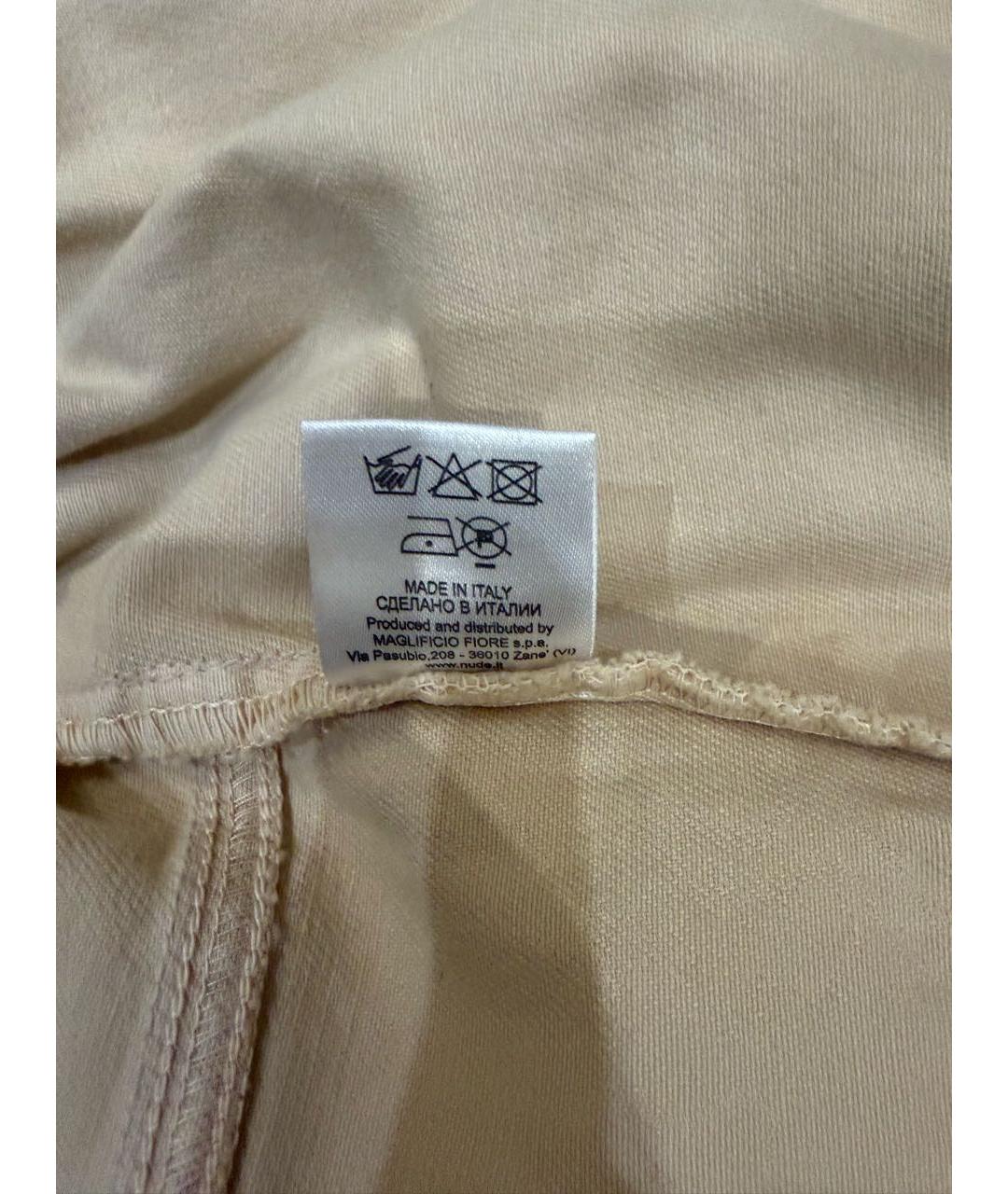 NUDE Бежевые хлопковые шорты, фото 6