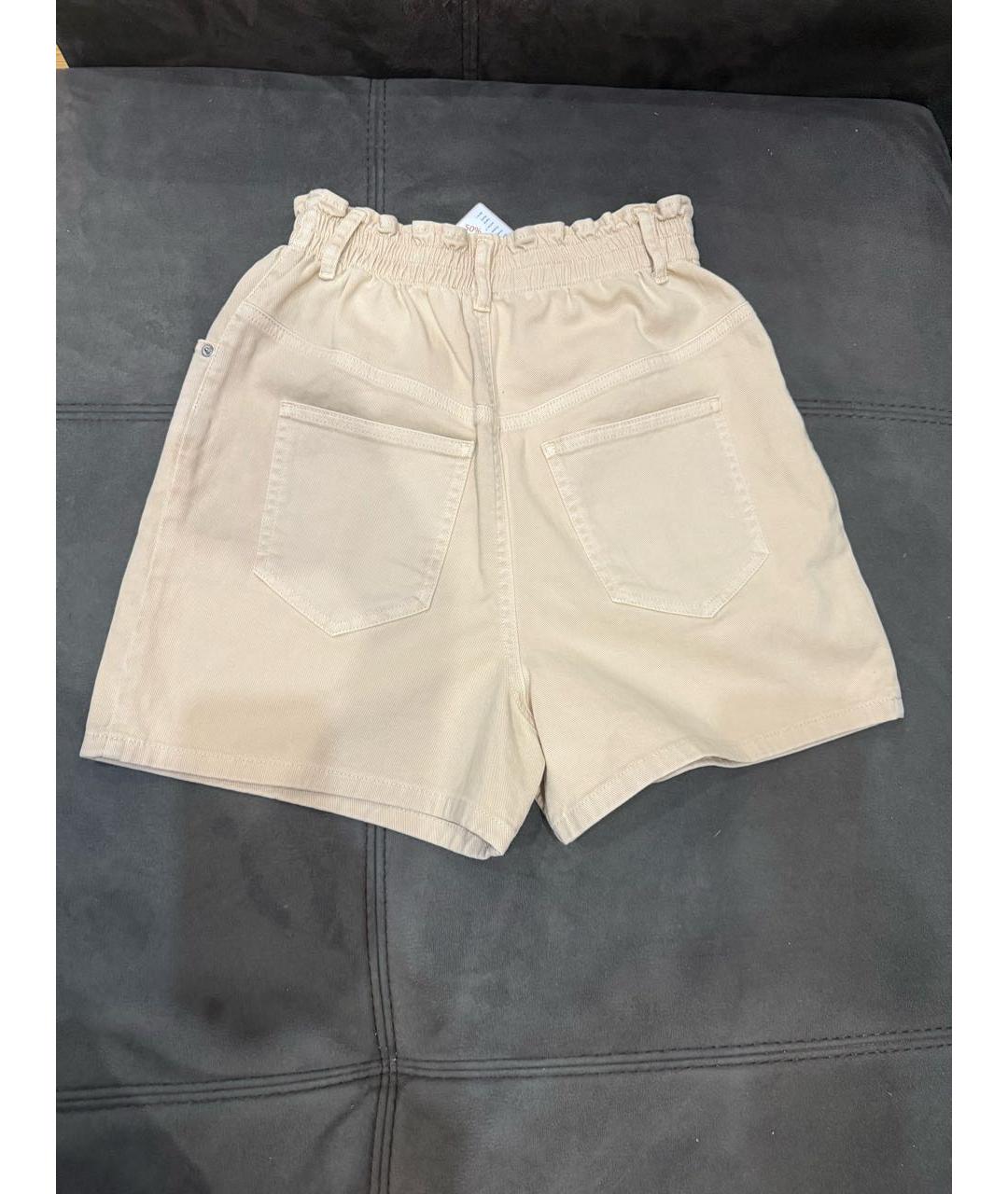 NUDE Бежевые хлопковые шорты, фото 2