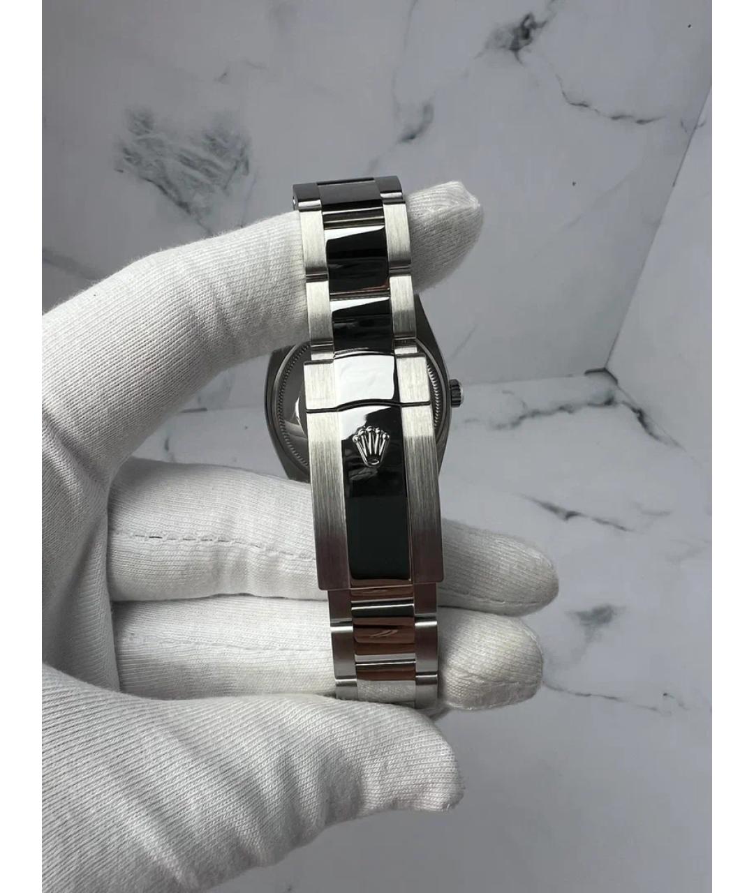 ROLEX Бежевые часы из белого золота, фото 6