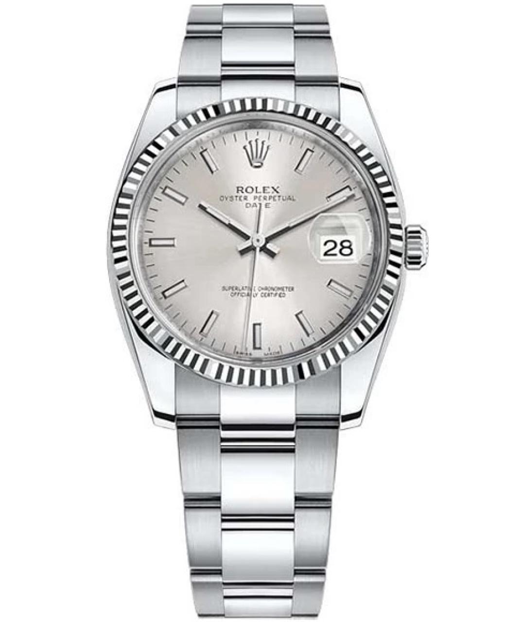 ROLEX Бежевые часы из белого золота, фото 1