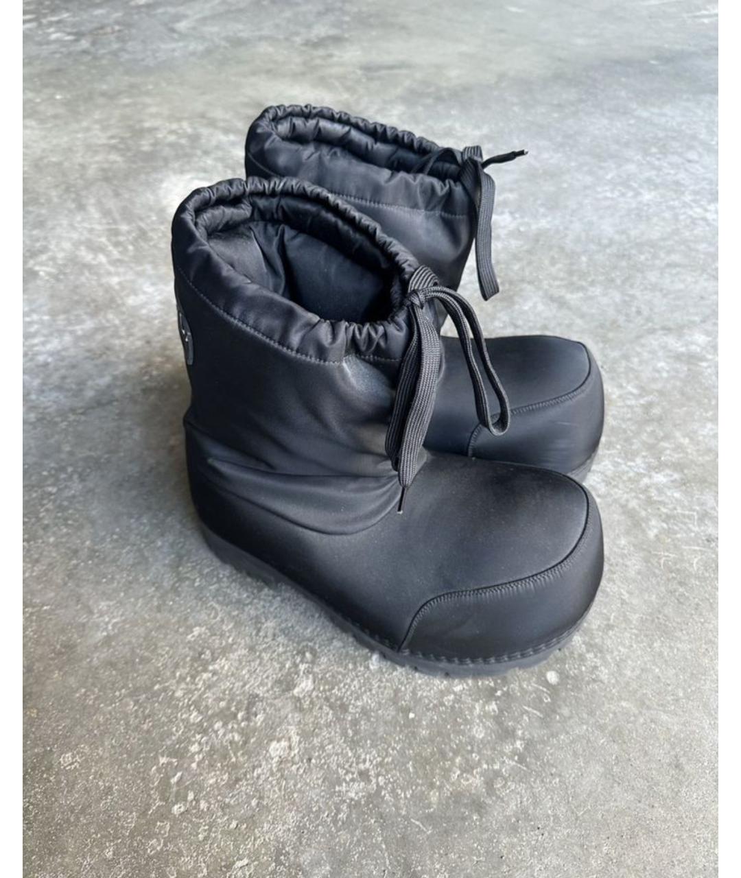 BALENCIAGA Черные низкие ботинки, фото 4