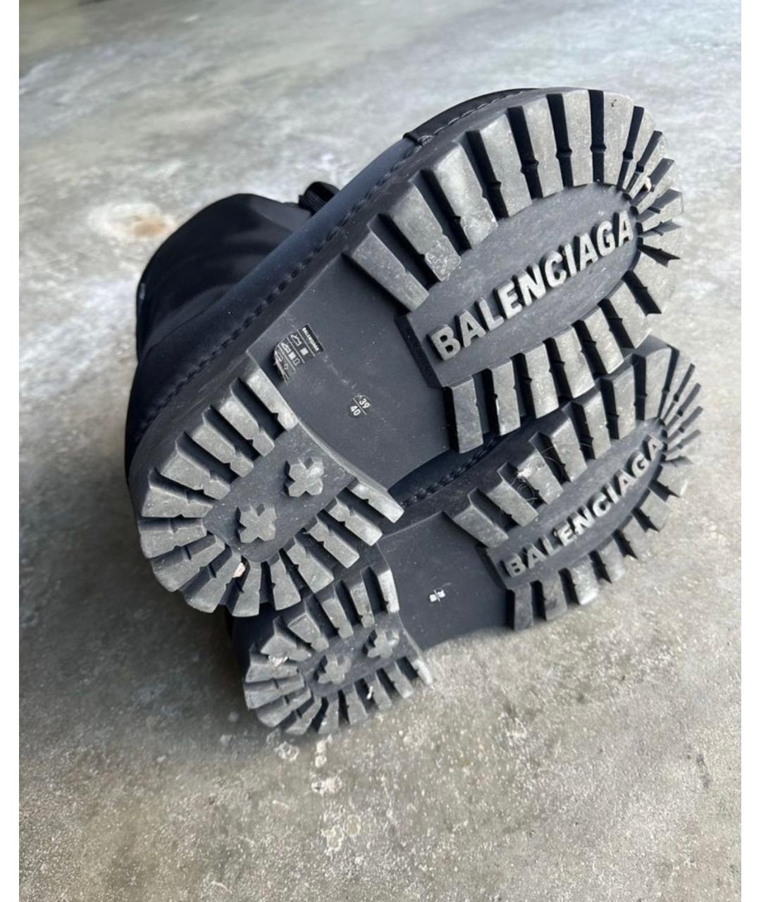 BALENCIAGA Черные низкие ботинки, фото 5