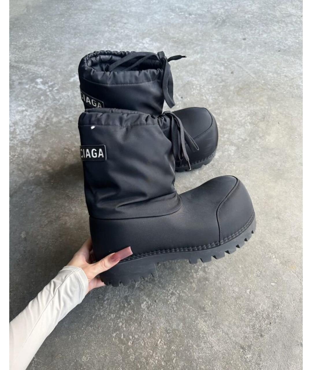 BALENCIAGA Черные низкие ботинки, фото 6