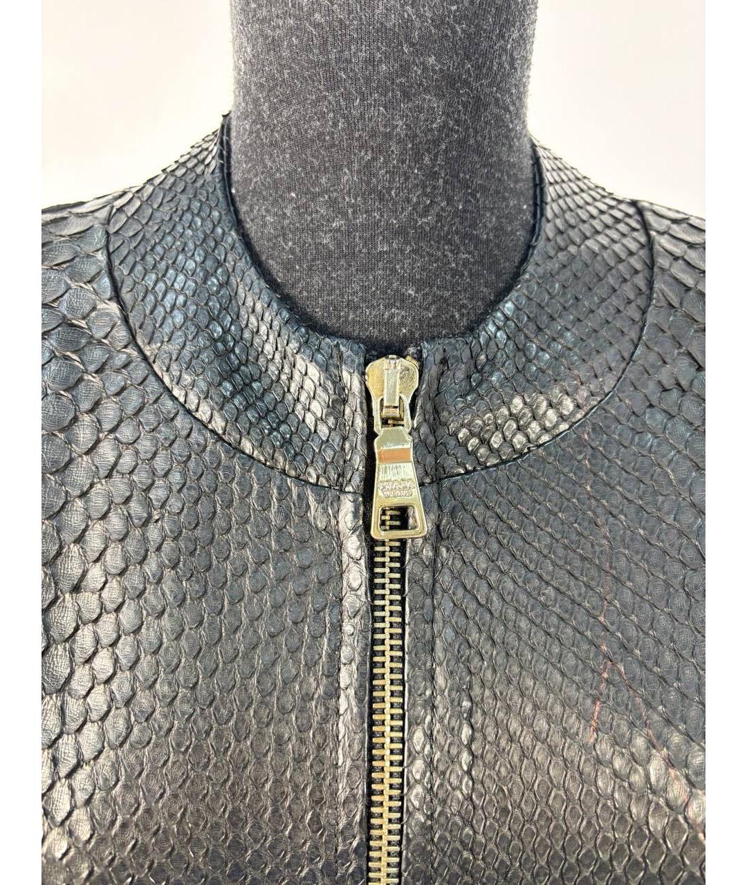 PRADA Черная кожаная куртка, фото 6