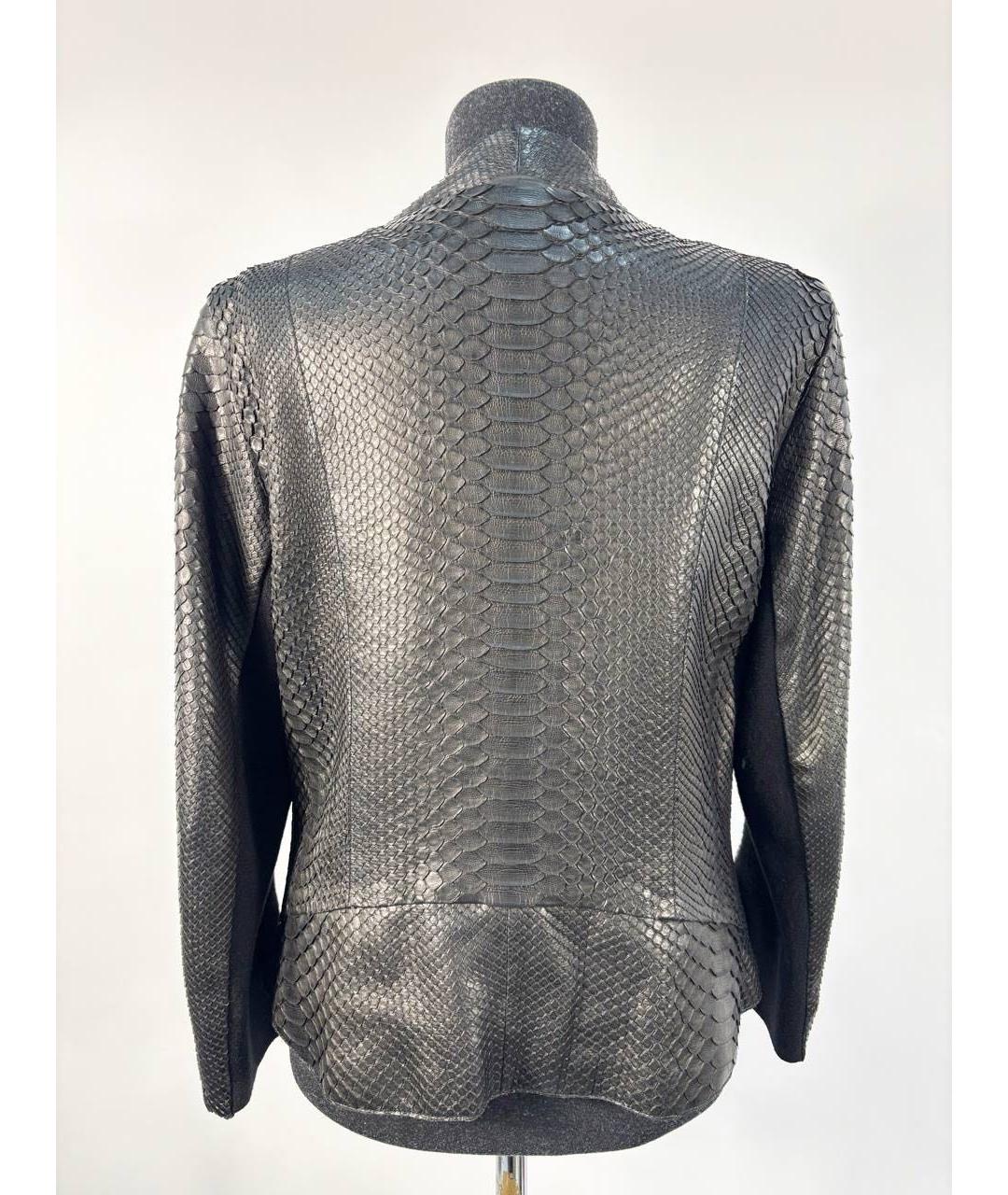 PRADA Черная кожаная куртка, фото 2