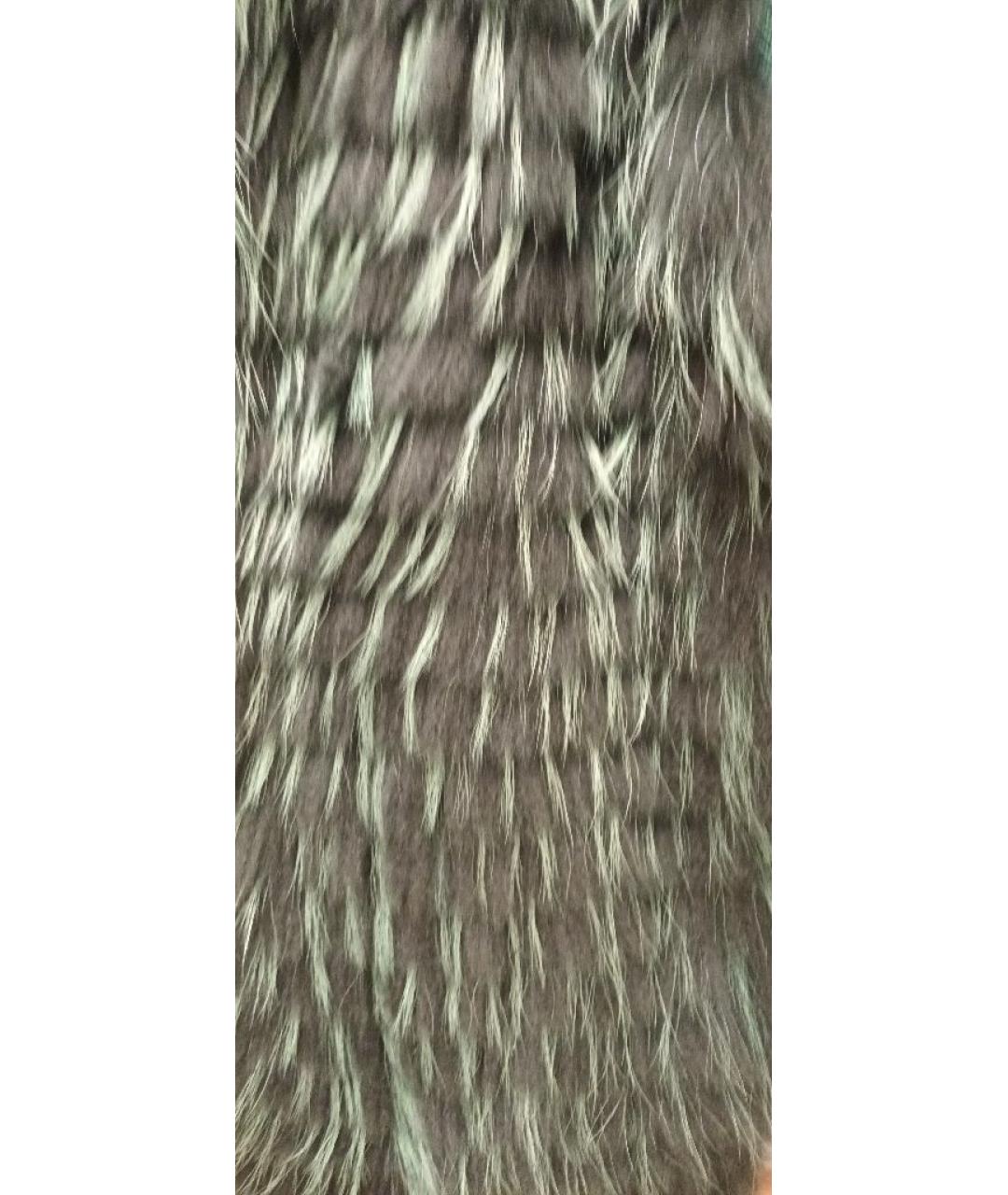 GIULIANA TESO Зеленый меховой жилет, фото 4