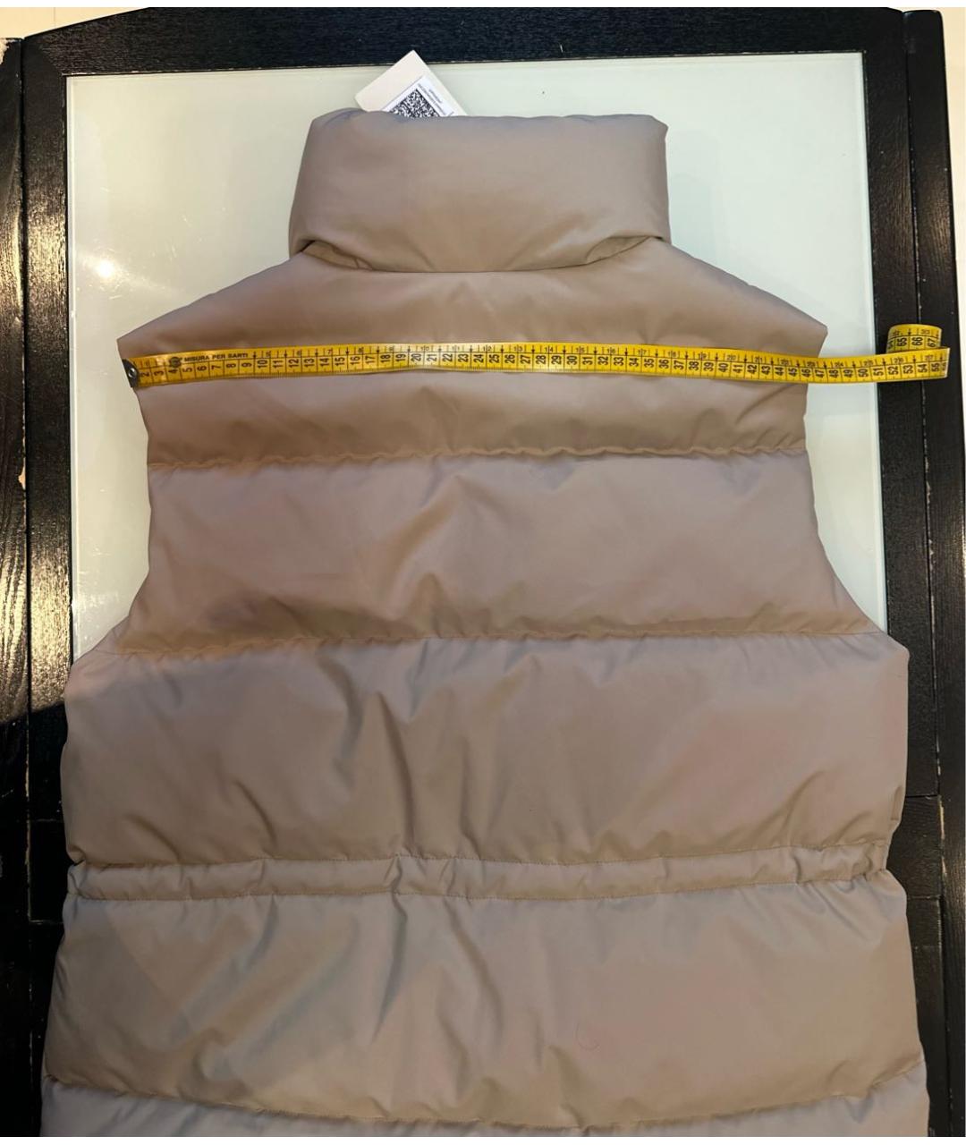 12 STOREEZ Бежевый полиэстеровый жилет, фото 8