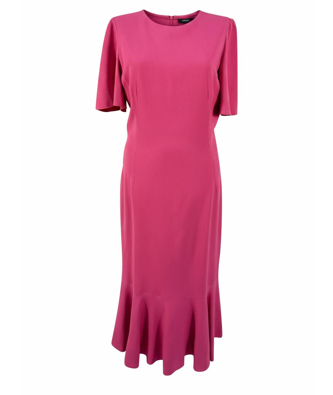 DOLCE&GABBANA Коралловое повседневное платье, фото 1