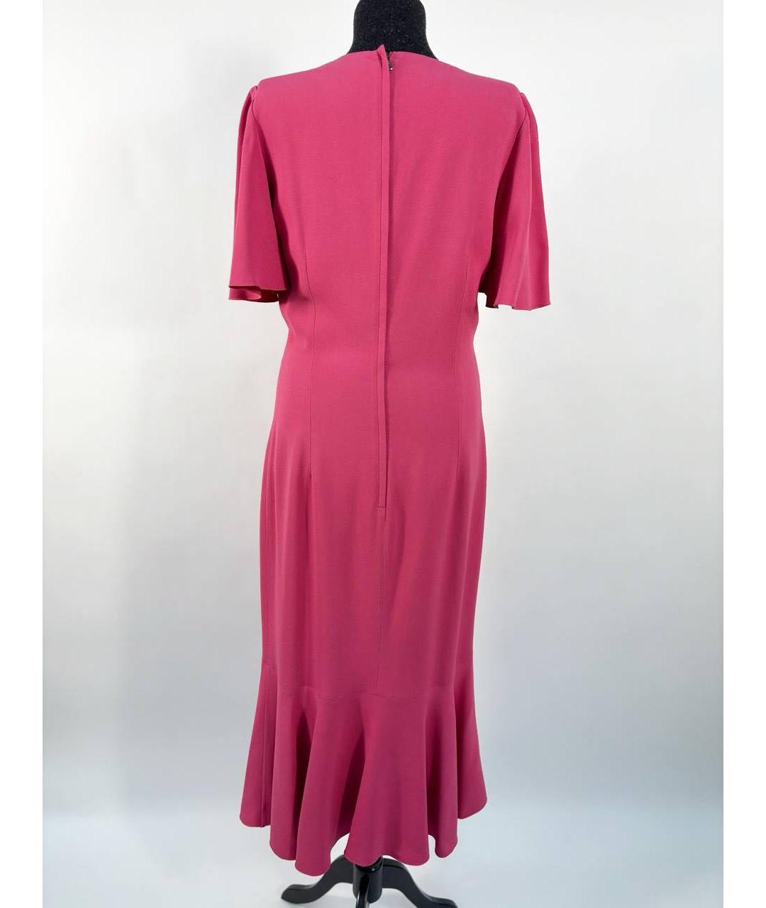 DOLCE&GABBANA Коралловое повседневное платье, фото 6