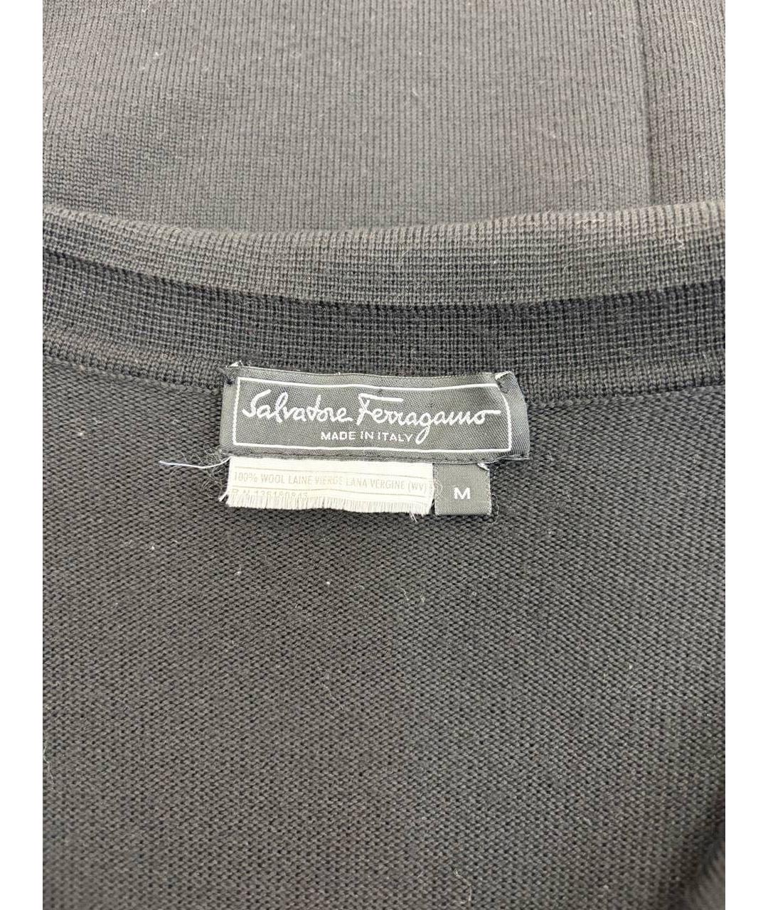 FERRAGAMO Черное повседневное платье, фото 3