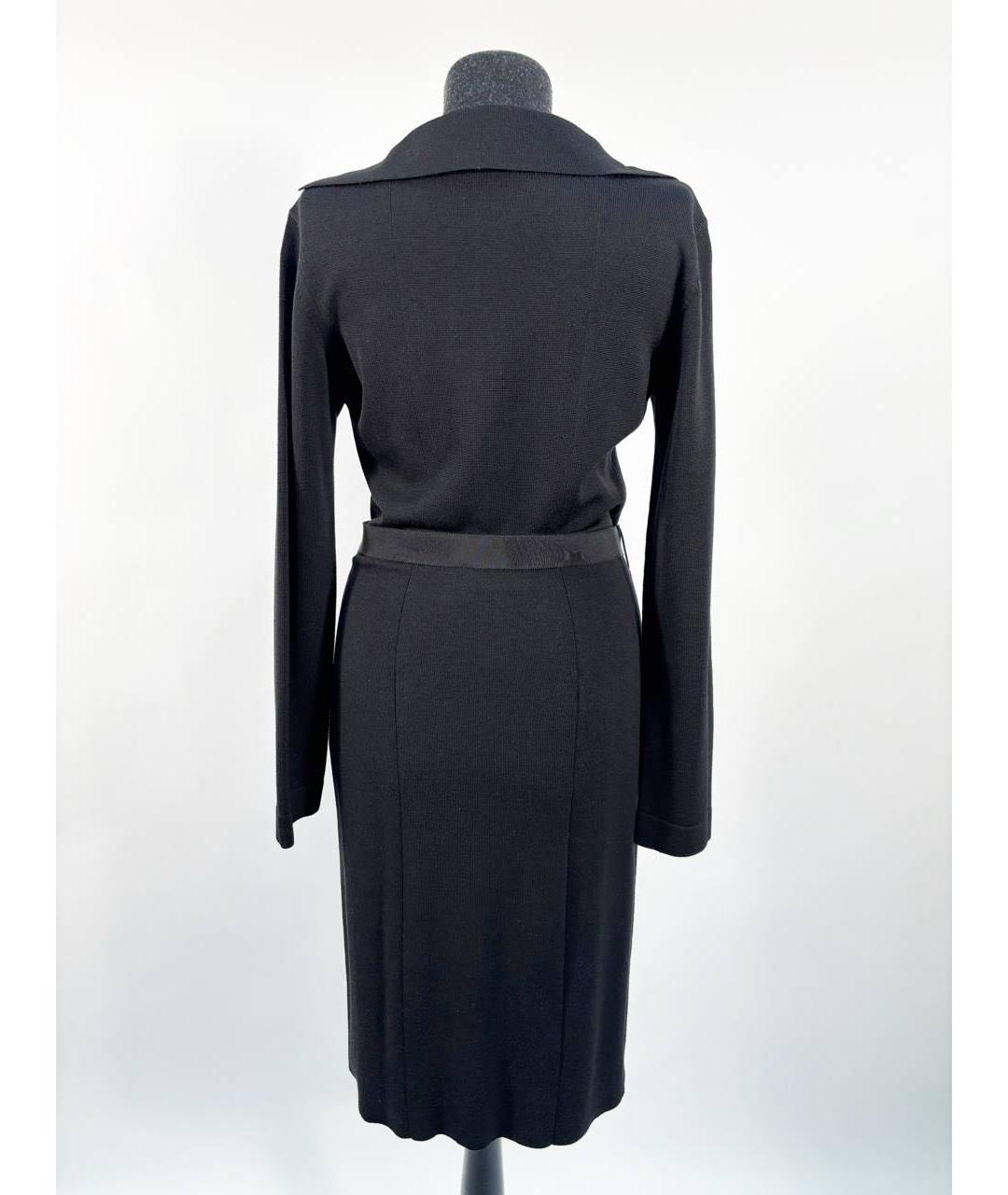 FERRAGAMO Черное повседневное платье, фото 6