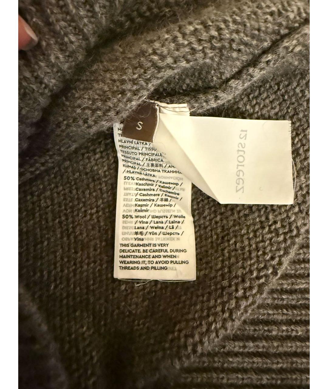 12 STOREEZ Серый кашемировый джемпер / свитер, фото 6