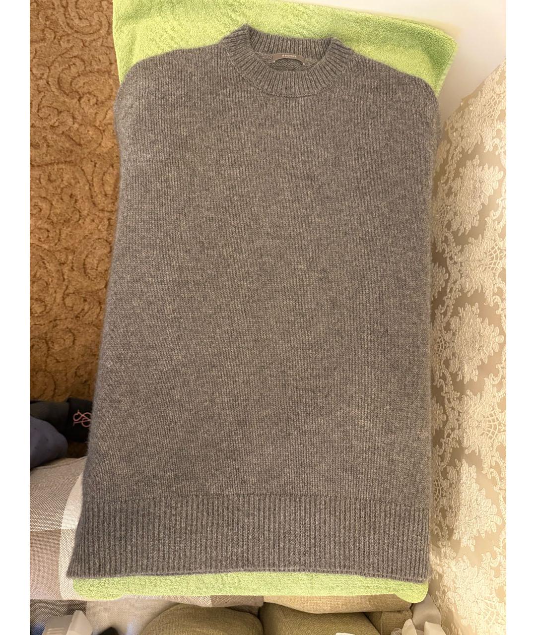 12 STOREEZ Серый кашемировый джемпер / свитер, фото 4
