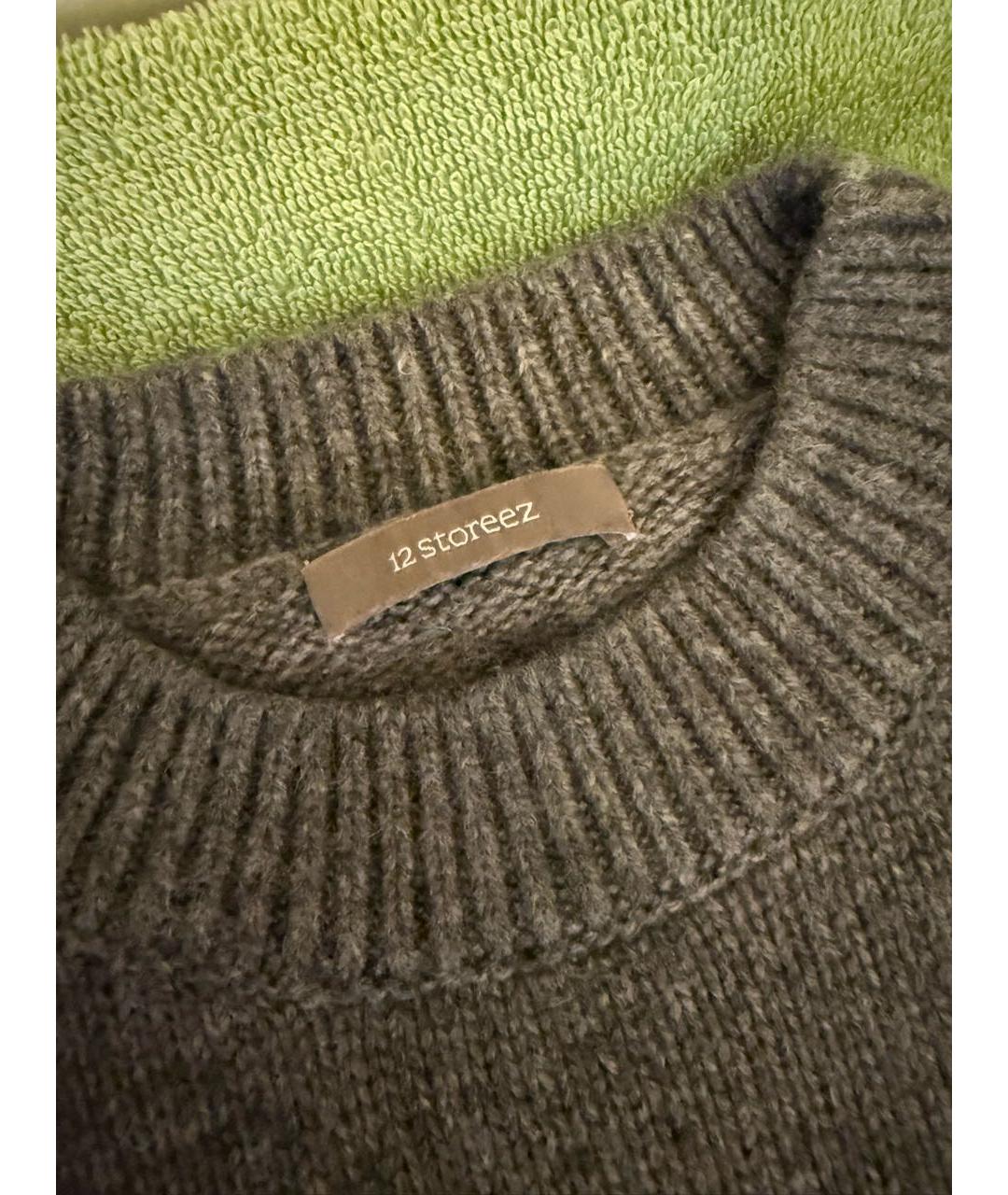 12 STOREEZ Серый кашемировый джемпер / свитер, фото 5
