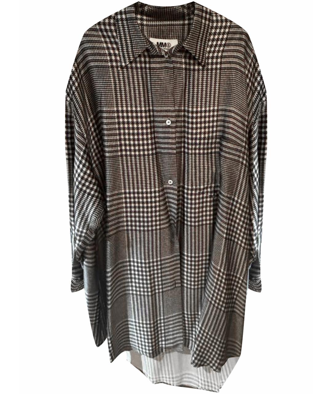 MAISON MARGIELA Черная вискозная рубашка, фото 1