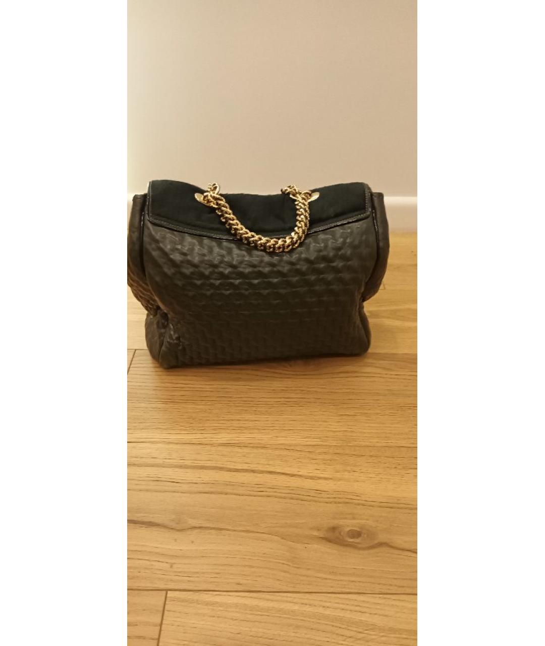 ERMANNO SCERVINO Зеленая сумка через плечо из экзотической кожи, фото 3