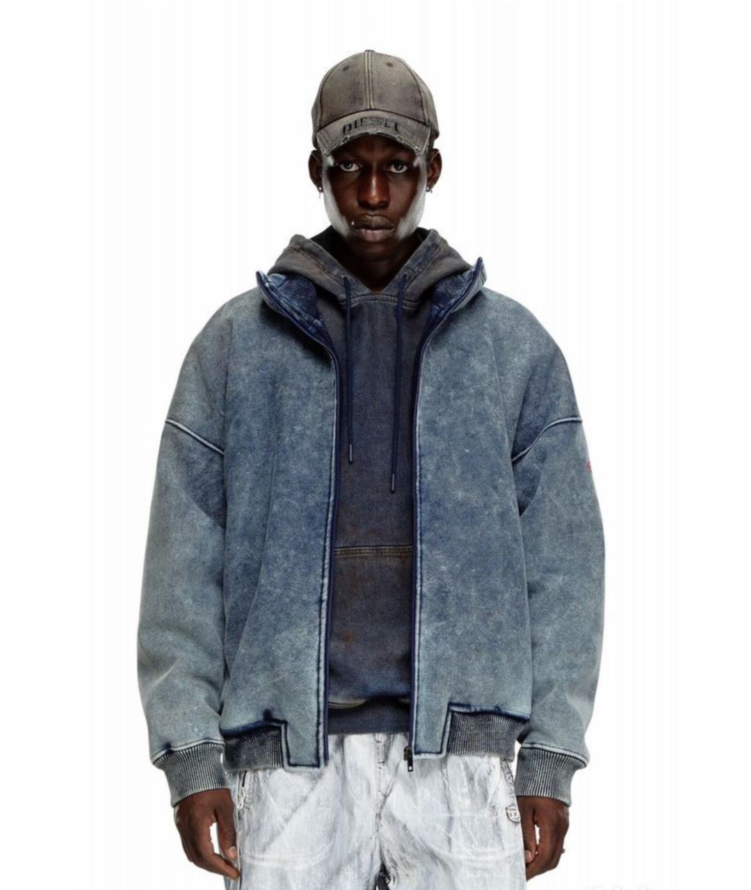 DIESEL Голубая деним куртка, фото 5