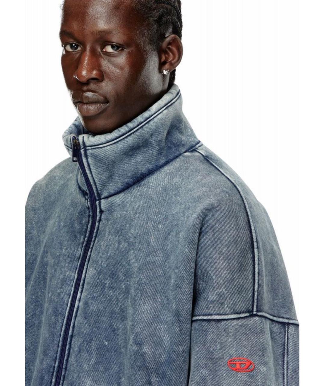 DIESEL Голубая деним куртка, фото 4