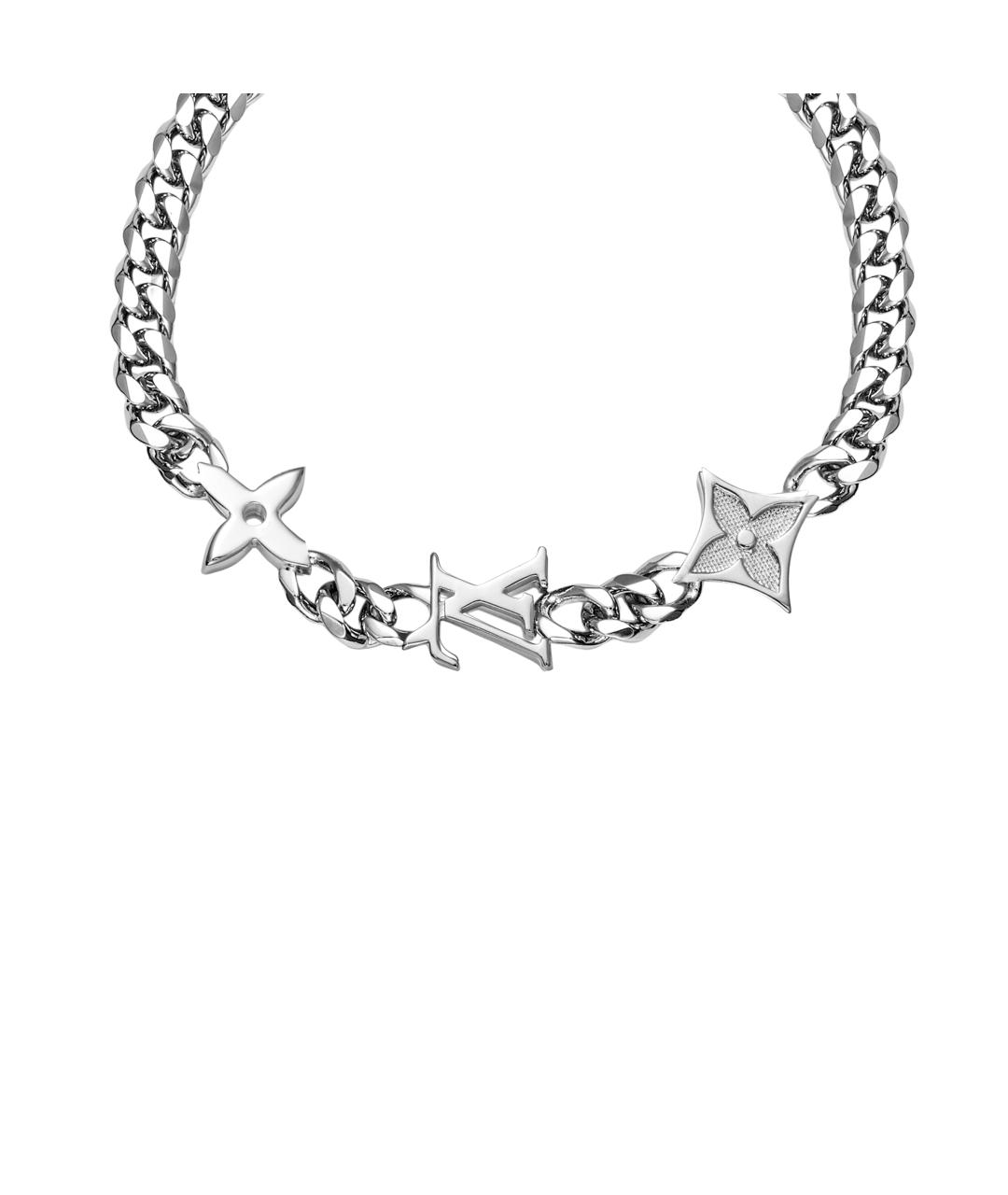 LOUIS VUITTON Серебрянный металлический браслет, фото 2