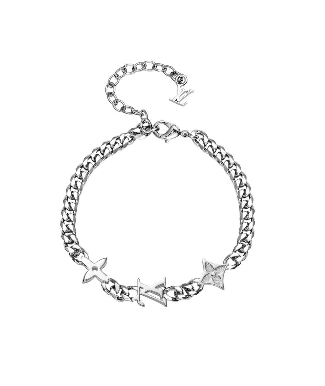 LOUIS VUITTON Серебрянный металлический браслет, фото 1