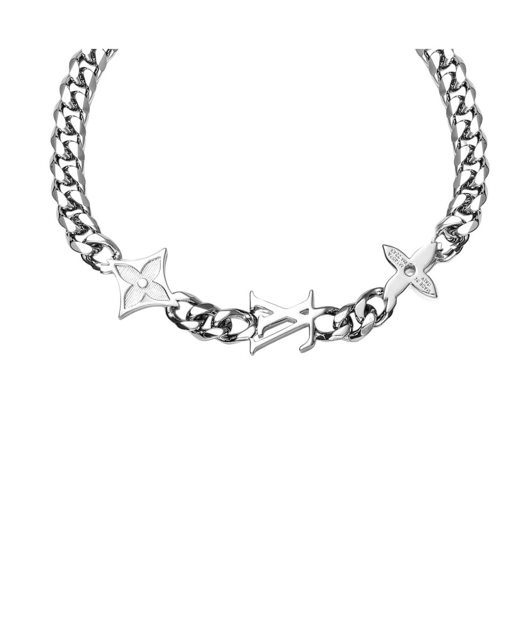 LOUIS VUITTON Серебрянный металлический браслет, фото 3