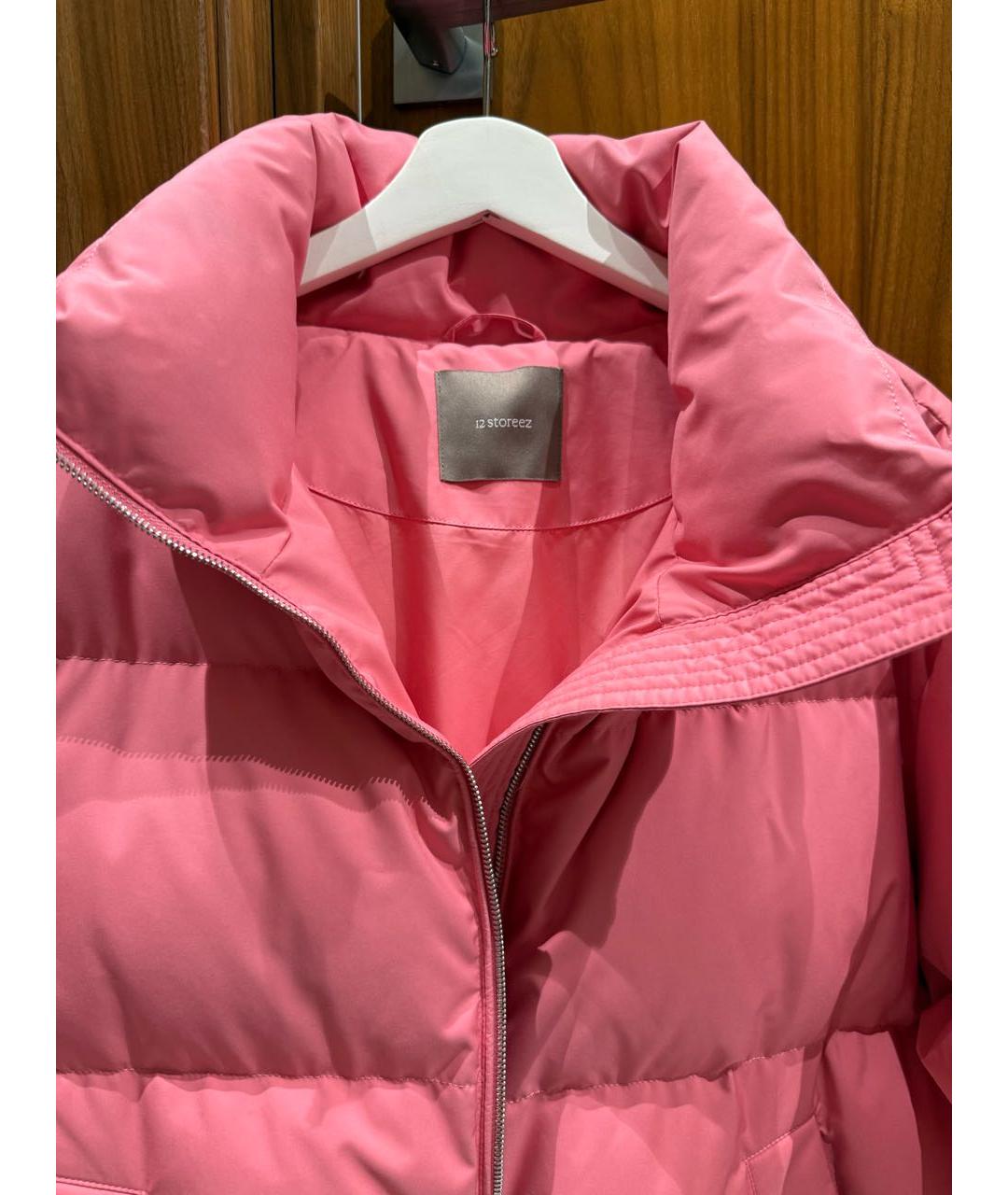 12 STOREEZ Розовый пуховик, фото 3