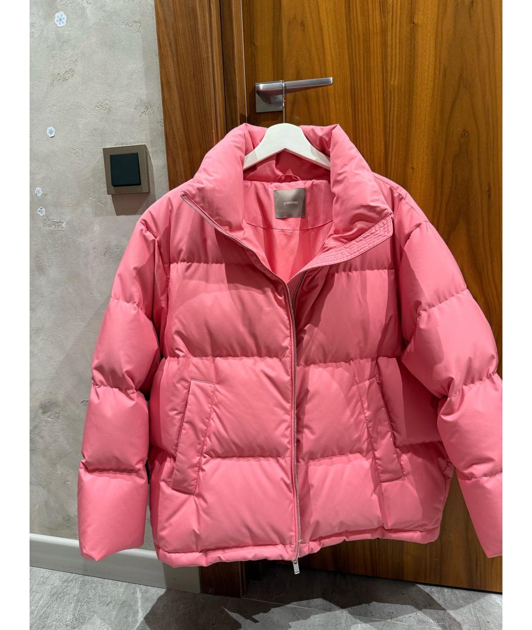 12 STOREEZ Розовый пуховик, фото 5