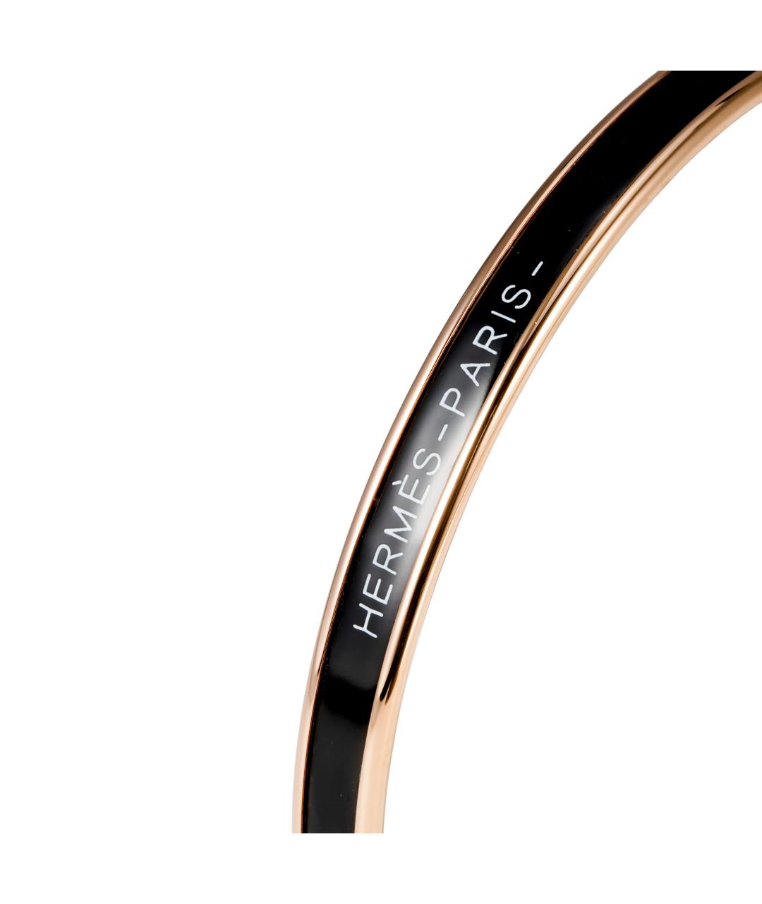 HERMES Черный браслет, фото 4