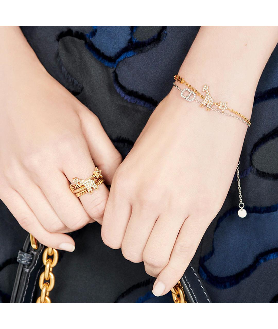 CHRISTIAN DIOR Серебрянный металлический браслет, фото 5