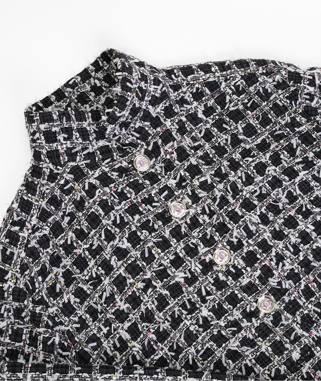 CHANEL Черный шерстяной жакет/пиджак, фото 4