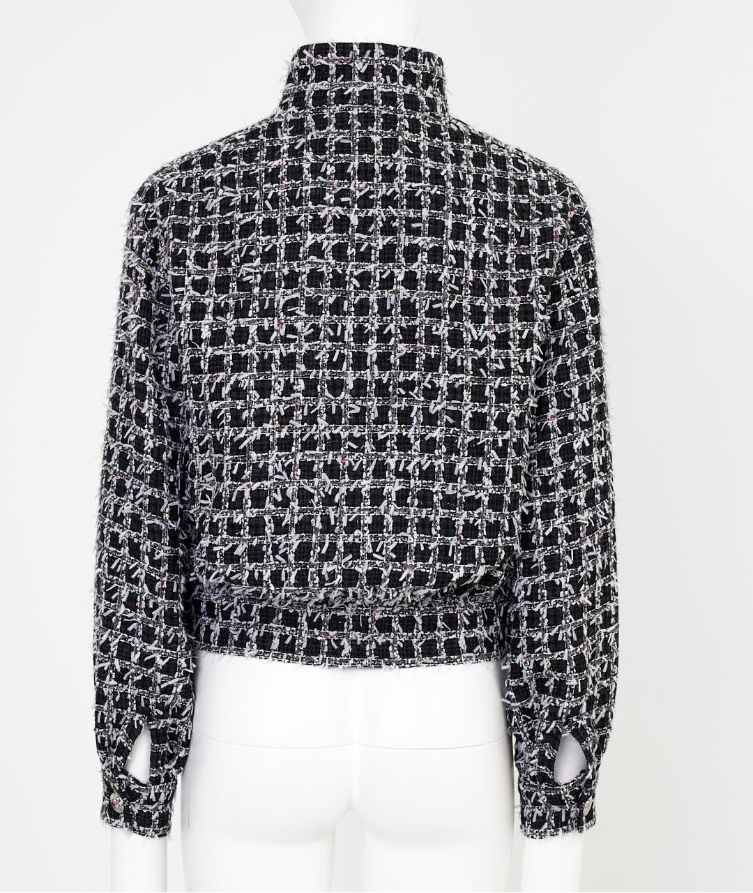 CHANEL Черный шерстяной жакет/пиджак, фото 2