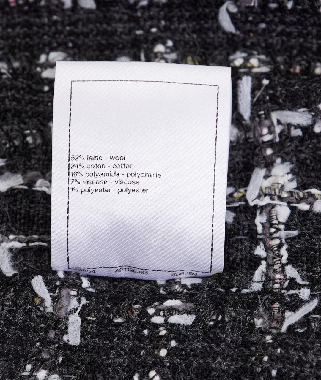 CHANEL Черный шерстяной жакет/пиджак, фото 7