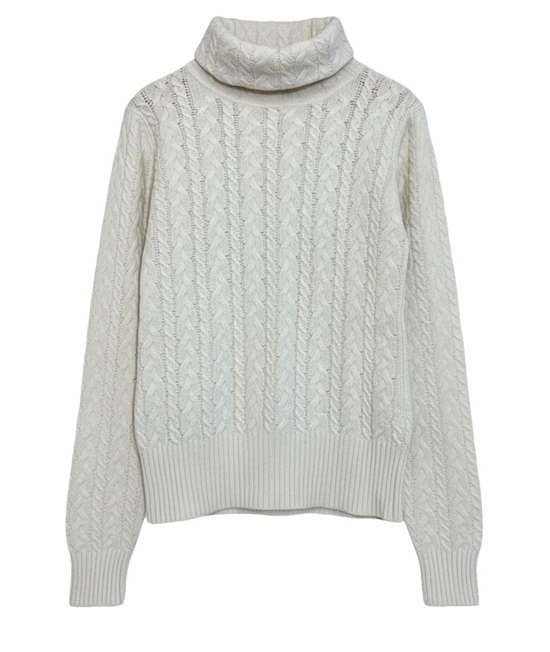 PRADA Белый шерстяной джемпер / свитер, фото 1