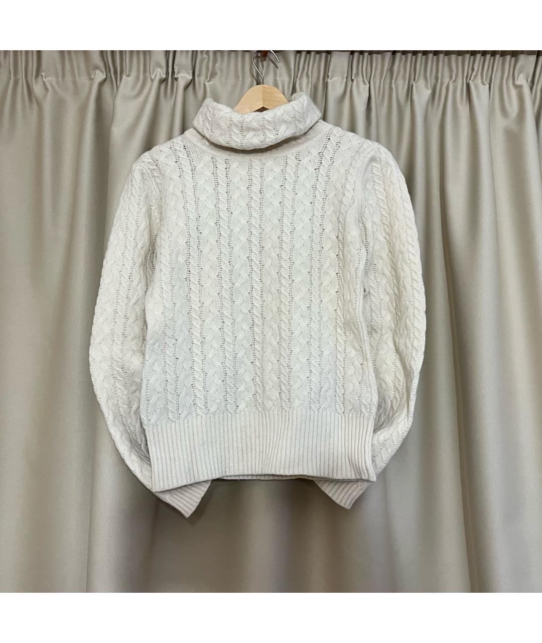 PRADA Белый шерстяной джемпер / свитер, фото 9