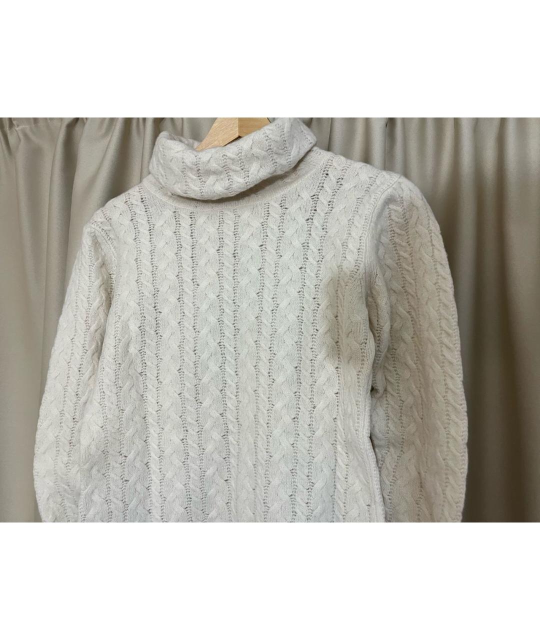 PRADA Белый шерстяной джемпер / свитер, фото 3