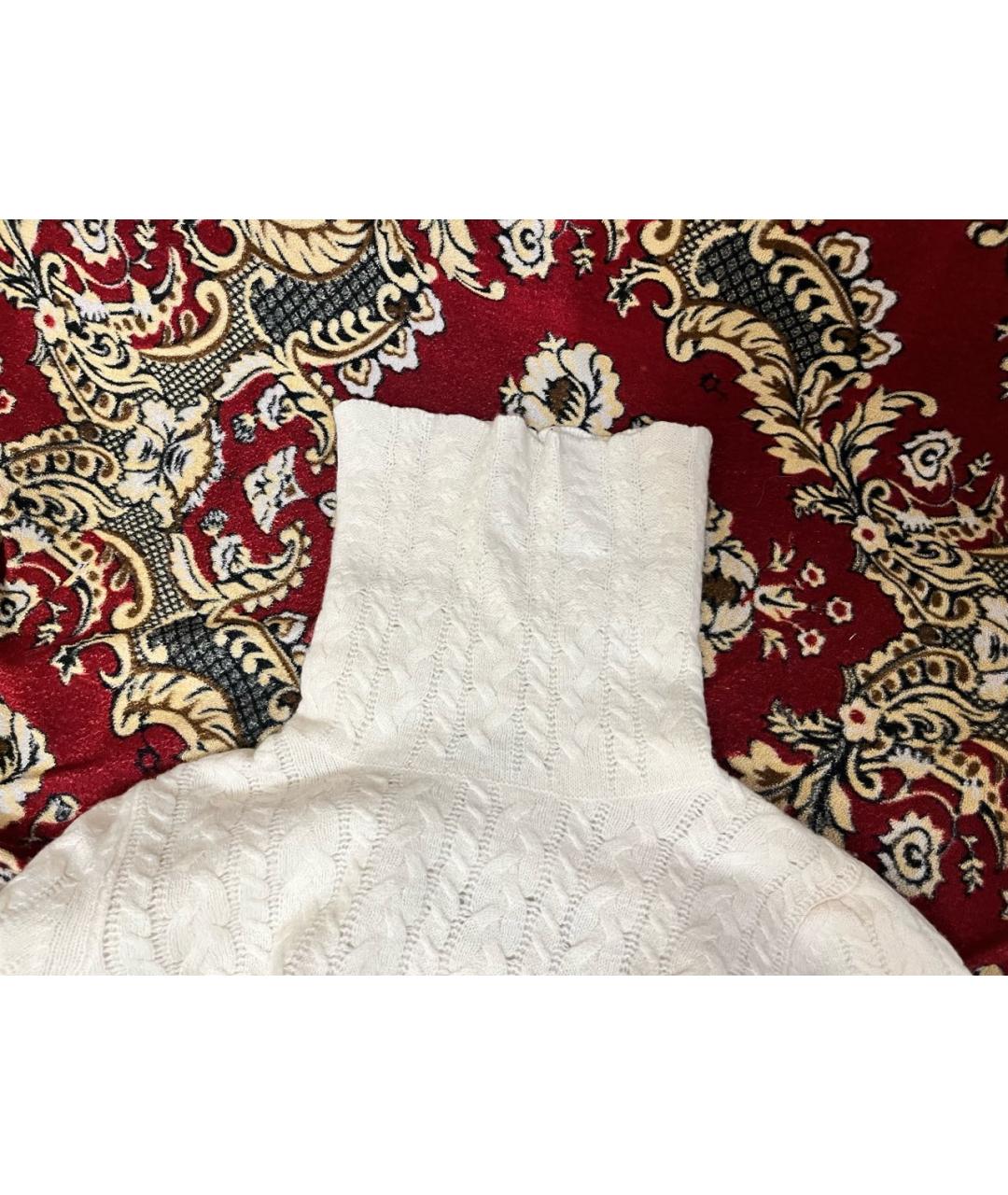 PRADA Белый шерстяной джемпер / свитер, фото 5