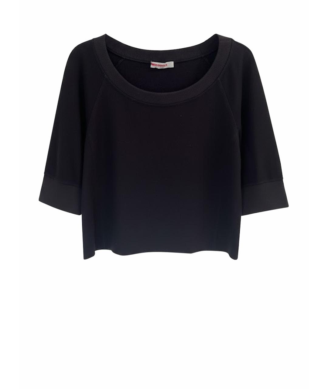 PRADA Черная хлопковая футболка, фото 1