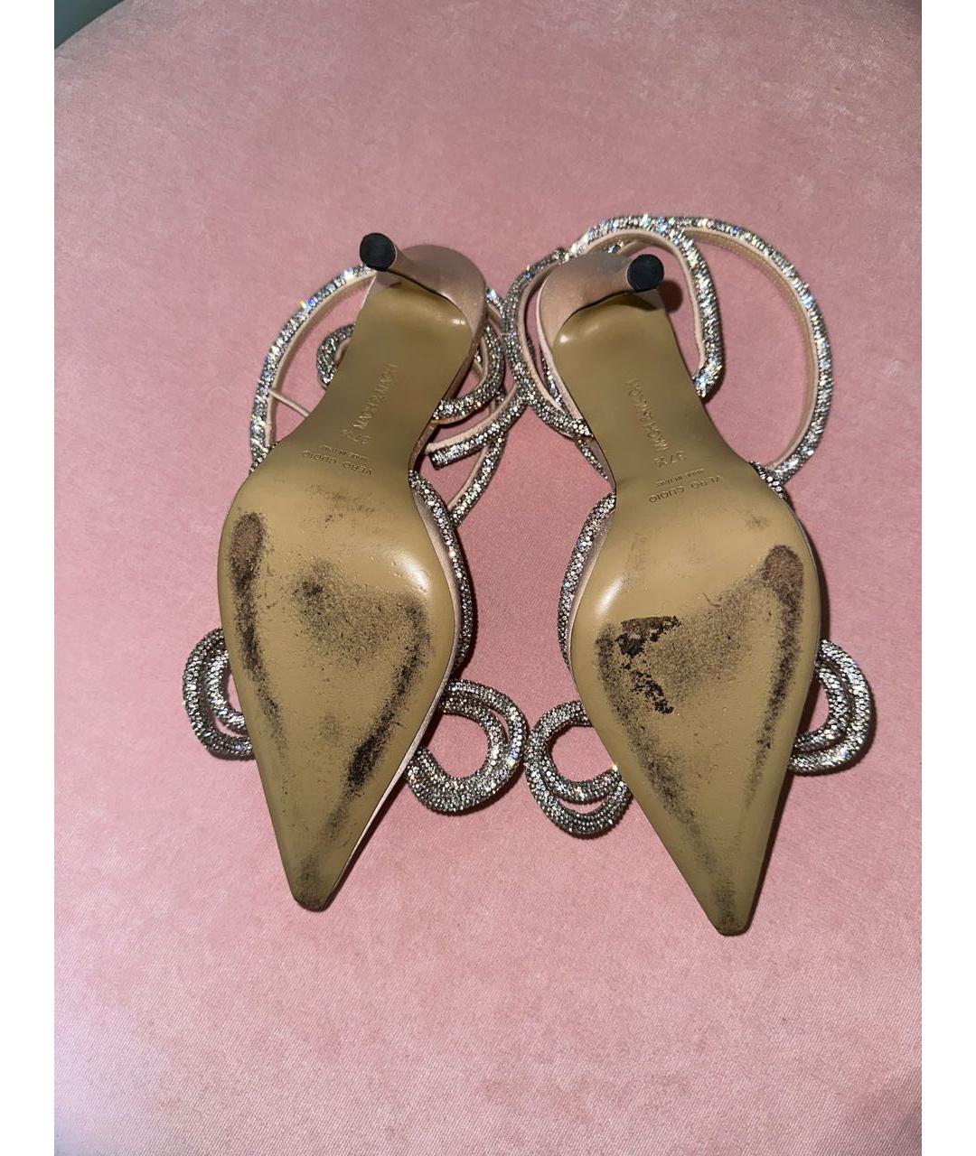 MACH&MACH Розовые текстильные туфли, фото 5