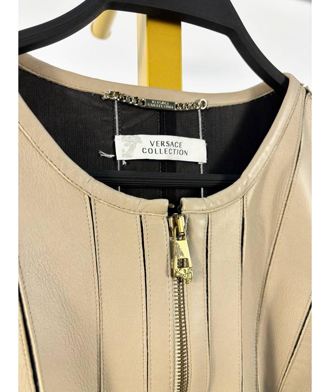 VERSACE Кожаная куртка, фото 7