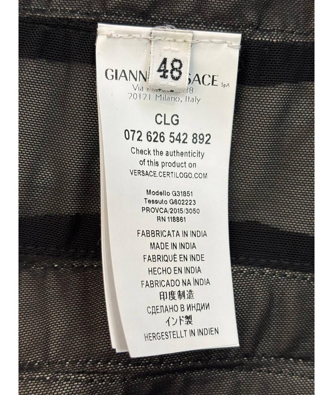 VERSACE Кожаная куртка, фото 3