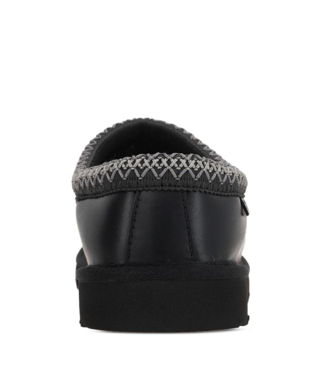 UGG AUSTRALIA Черные кожаные низкие ботинки, фото 5