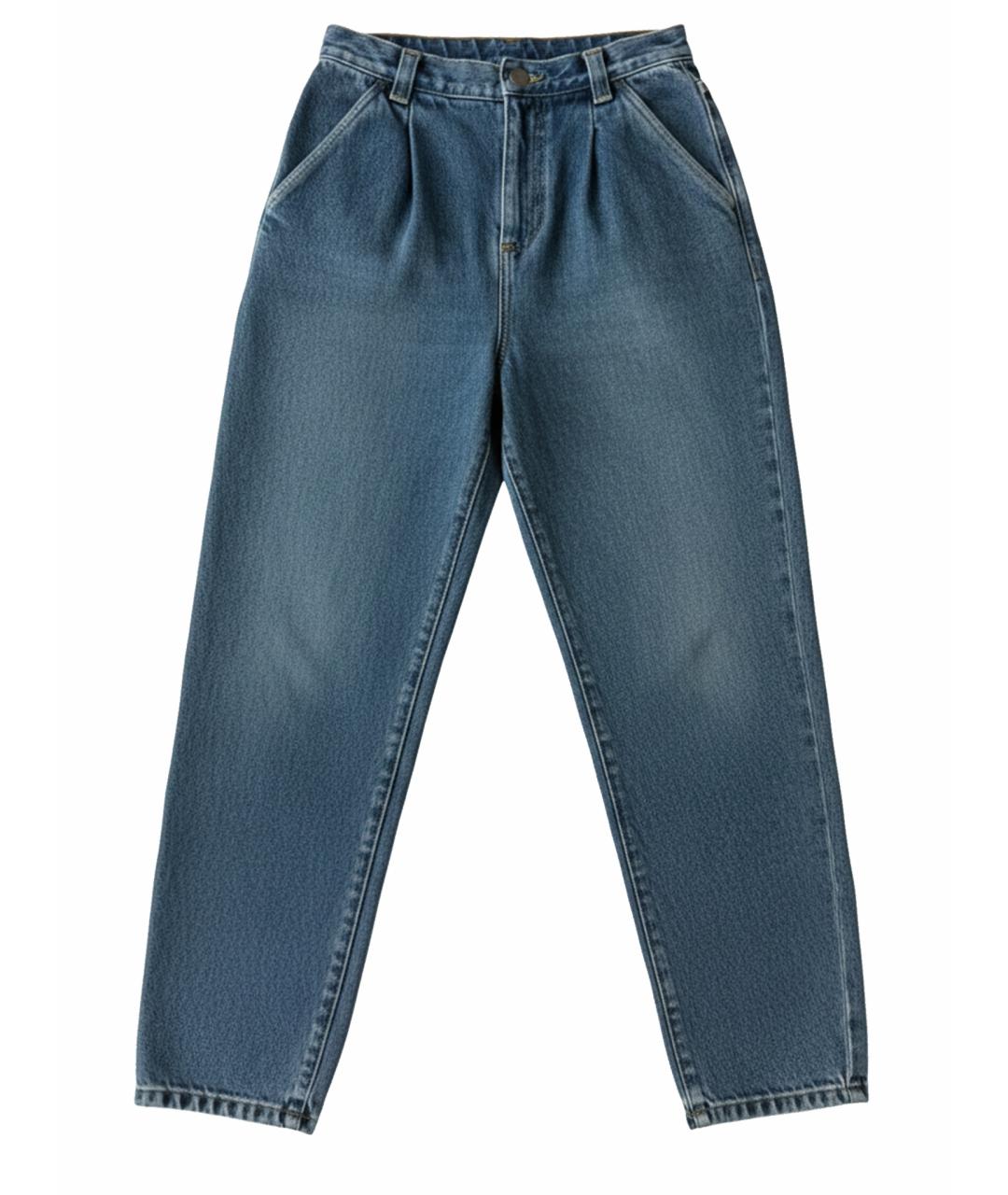 CHRISTIAN DIOR Синие хлопковые прямые джинсы, фото 1