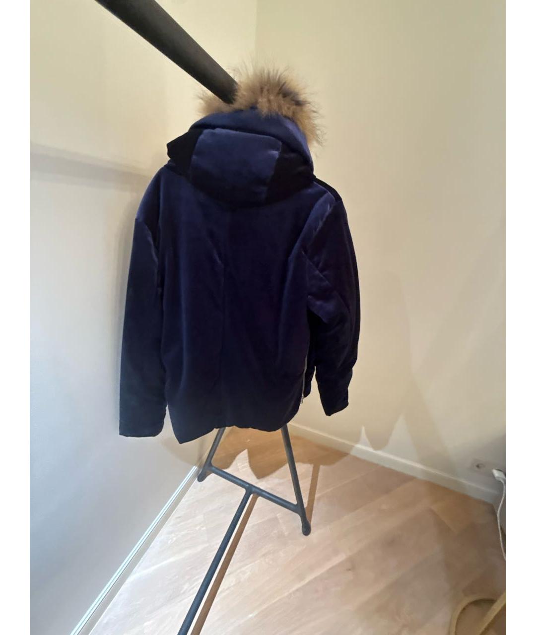 CANADA GOOSE Синяя бархатная куртка, фото 3