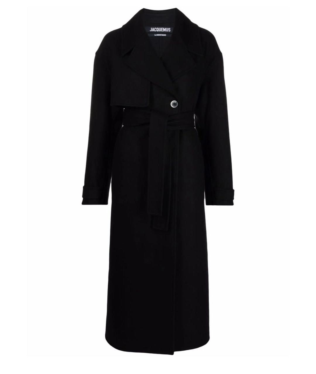 JACQUEMUS Черное пальто, фото 7